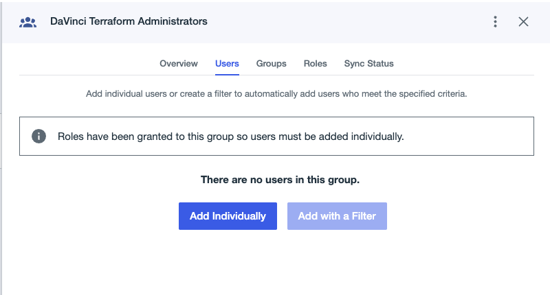 PingOne Administration Console, Assign user to group