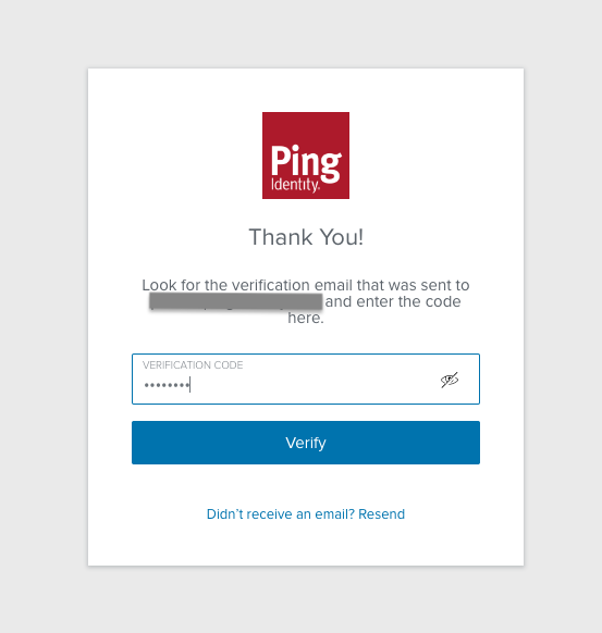 PingOne Self Service, Verification